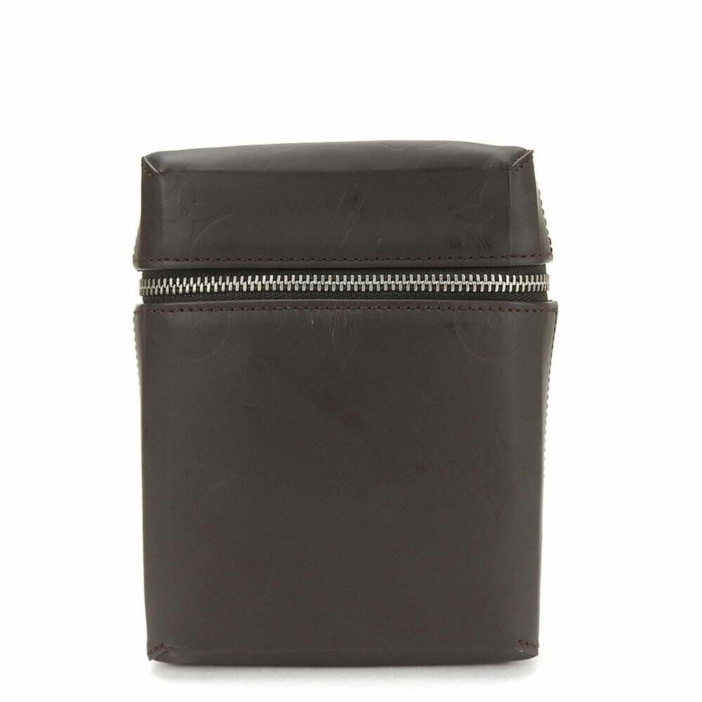 Louis Vuitton Pouch Pochette Ray M46550 Monogram Glace Cafe Brown Leather Men...
